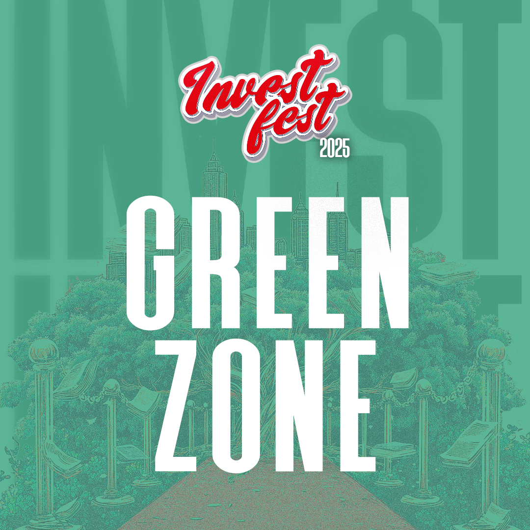 GREEN ZONE - Vendor Booth 10' x 10' - Invest Fest 2025