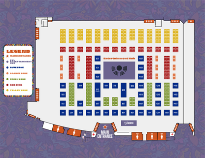 ORANGE ZONE - Vendor Booth 10' x 20' - Invest Fest 2026