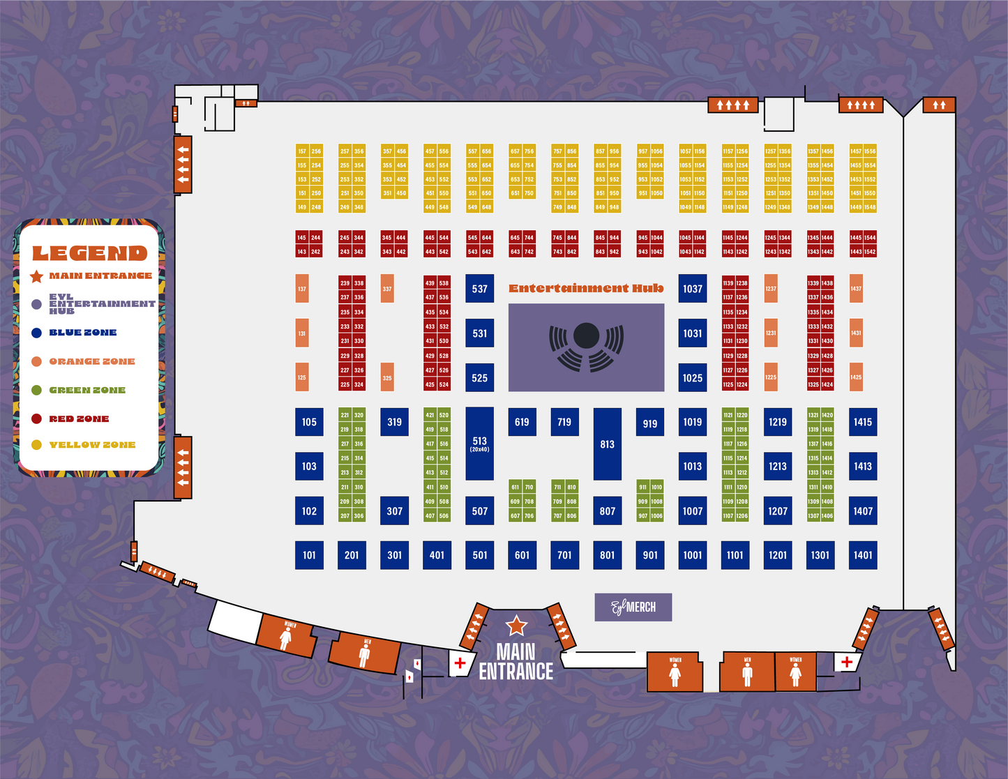RED ZONE - Vendor Booth 10' x 10' - Invest Fest 2026
