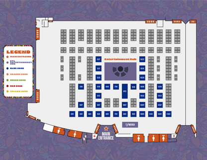 BLUE ZONE - Vendor Booth 20' x 20' - Invest Fest 2026