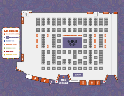 ORANGE ZONE - Vendor Booth 10' x 20' - Invest Fest 2026