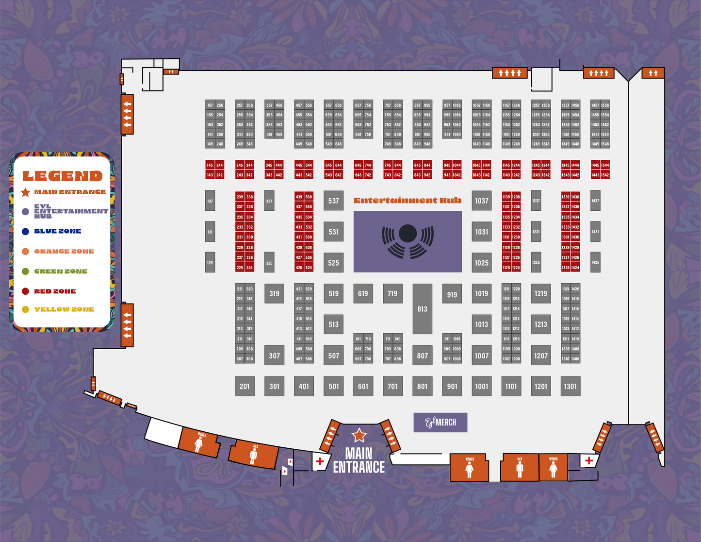 RED ZONE - Vendor Booth 10' x 10' - Invest Fest 2026