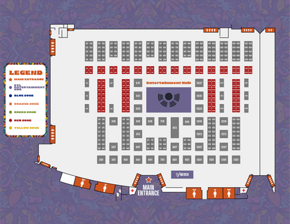 RED ZONE - Vendor Booth 10' x 10' - Invest Fest 2026