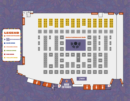 YELLOW ZONE - Vendor Booth 10' x 10' - Invest Fest 2026